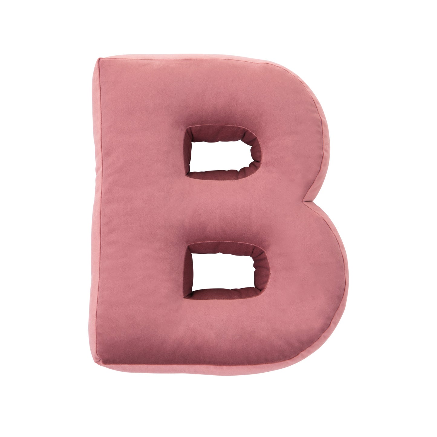 Buchstaben Kissen Pink